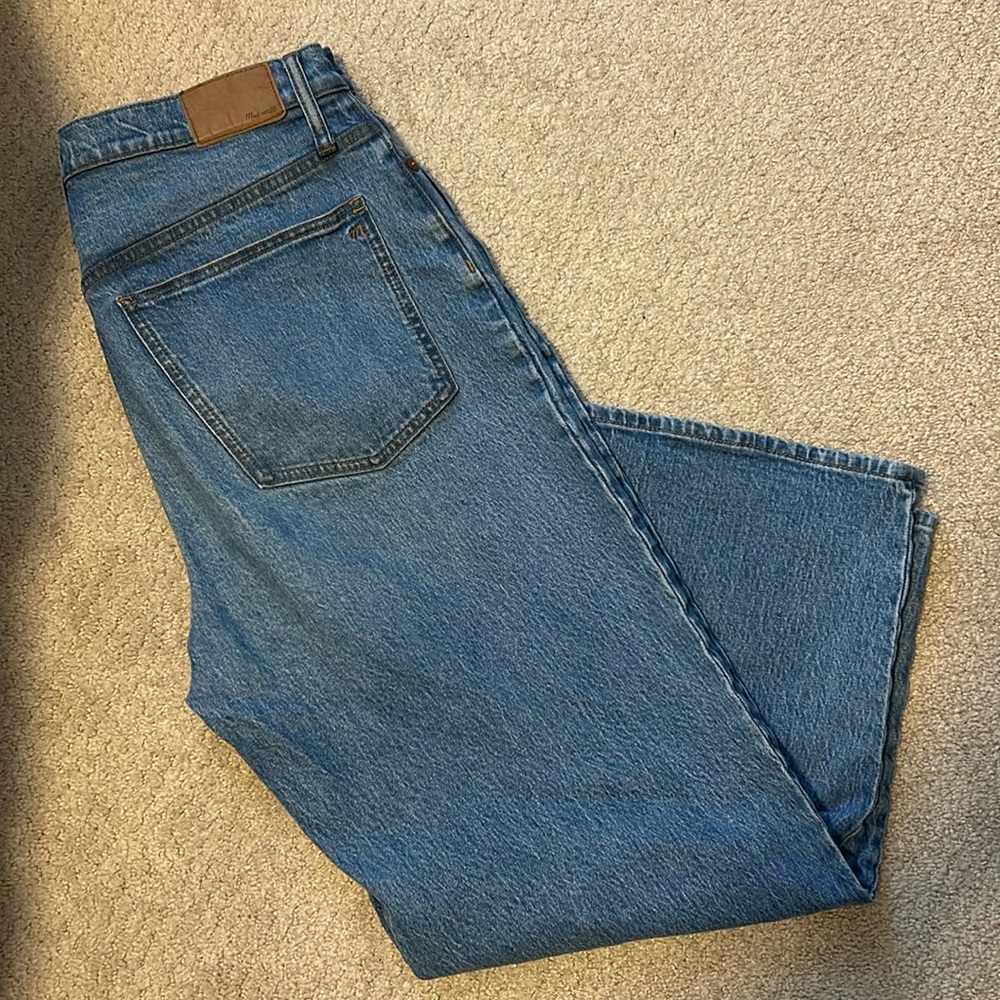 Madewell Classic Medium Blue Flare Jeans
